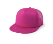 Polyester pet met platte klep kleur fuchsia