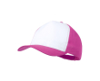 Polyester pet met witte voorkant kleur fuchsia