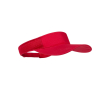 Polyester zonneklep voor merchandising kleur rood