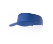 Katoenen zonneklep met bedrijfslogo kleur blauw