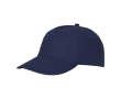 Katoenen bedrukte petten, 175 g/m2 kleur marineblauw