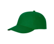 Katoenen bedrukte petten, 175 g/m2 kleur donkergroen