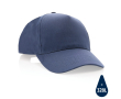 Bedrukte petten van gerecycled katoen, 190 g/m2 kleur marineblauw