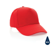 Duurzame pet met logo, 280 g/m2 kleur rood
