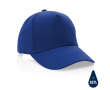 Duurzame pet met logo, 280 g/m2 kleur blauw