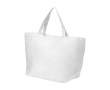 Mooie, non-woven tas met logo kleur wit