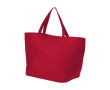 Mooie, non-woven tas met logo kleur rood