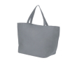 Mooie, non-woven tas met logo kleur grijs