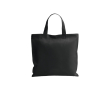 Non woven tas met logo (draagkracht 5kg) kleur zwart