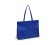 Mooie, non-woven tassen met logo kleur blauw