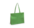 Mooie, non-woven tassen met logo kleur groen