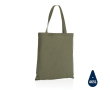 AWARE ™ katoenen tas met logo kleur miliair groen