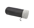 Zachte RPET fleece deken met bedrijfslogo kleur grijs