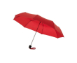 Handige 21.5\" paraplu met logo bedrukt kleur rood