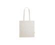 Ecologische katoenen tas met logo kleur beige