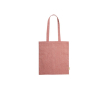 Ecologische katoenen tas met logo kleur rood