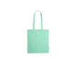 Ecologische katoenen tas met logo kleur groen