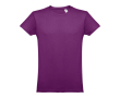 Bedrukte T-shirts van 100% katoen in de kleur paars