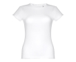 Katoenen T-shirts met logo voor vrouwen in de kleur wit