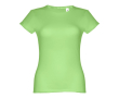Katoenen T-shirts met logo voor vrouwen in de kleur lichtgroen