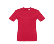 Reclame T-shirt met opdruk voor kinderen in de kleur rood