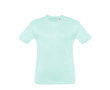 Reclame T-shirt met opdruk voor kinderen in de kleur mintgroen