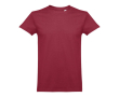 Katoenen T-shirts met logo, 190 g/m2 in de kleur bordeaux