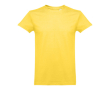 Katoenen T-shirts met logo, 190 g/m2 in de kleur geel