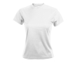 Sportieve T-shirts met logo, 135 g/m2 in de kleur wit