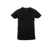 Sportieve T-shirts voor kinderen, 135 g/m2 in de kleur zwart