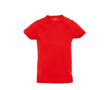 Sportieve T-shirts voor kinderen, 135 g/m2 in de kleur rood