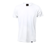 Sportieve sublimatie T-shirts, 135 g/m2 RPET in de kleur wit