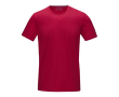 Bedrukte T-shirts van bio katoen in de kleur rood
