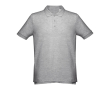 Katoenen gepersonaliseerde poloshirts, 195 g/m2 in de kleur grijs