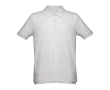 Katoenen gepersonaliseerde poloshirts, 195 g/m2 in de kleur lichtgrijs