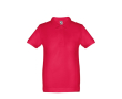 Bedrukte poloshirts voor kinderen, 195 g/m2 in de kleur rood