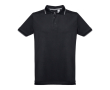 Katoenen poloshirts met logo, 210 g/m2 in de kleur zwart