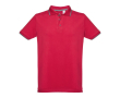 Katoenen poloshirts met logo, 210 g/m2 in de kleur rood