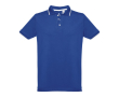 Katoenen poloshirts met logo, 210 g/m2 in de kleur koningsblauw