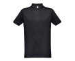 Bedrukte poloshirts in zes kleuren, 200 g/m2 in de kleur zwart