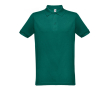 Bedrukte poloshirts in zes kleuren, 200 g/m2 in de kleur donkergroen