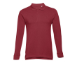 Reclame poloshirts met lange mouw, 210 g/m2 in de kleur bordeaux