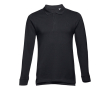Reclame poloshirts met lange mouw, 210 g/m2 in de kleur zwart