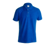 Goedkope katoenen poloshirts, 180 g/m2 in de kleur blauw