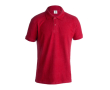 Goedkope katoenen poloshirts, 180 g/m2 in de kleur rood
