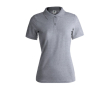 Poloshirts met logo voor vrouwen, 180 g/m2 in de kleur grijs