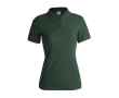 Poloshirts met logo voor vrouwen, 180 g/m2 in de kleur donkergroen