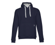 Bedrukte hoodie van polyester en katoen, 320 g/m2 in de kleur marineblauw