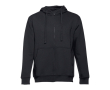 Sweater met logo en ritssluiting, 320 g/m2 in de kleur zwart