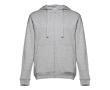 Sweater met logo en ritssluiting, 320 g/m2 in de kleur grijs
